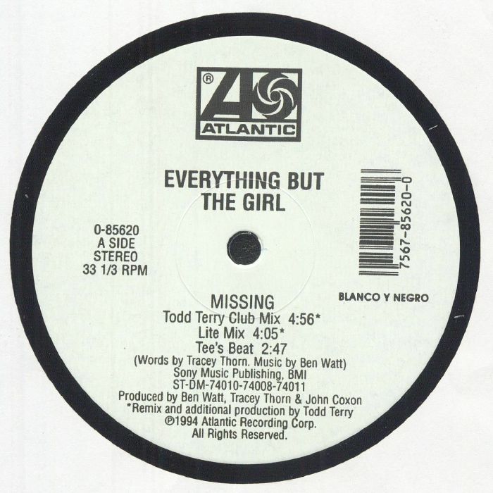 Everything But The Girl - Missing (12” Maxi)