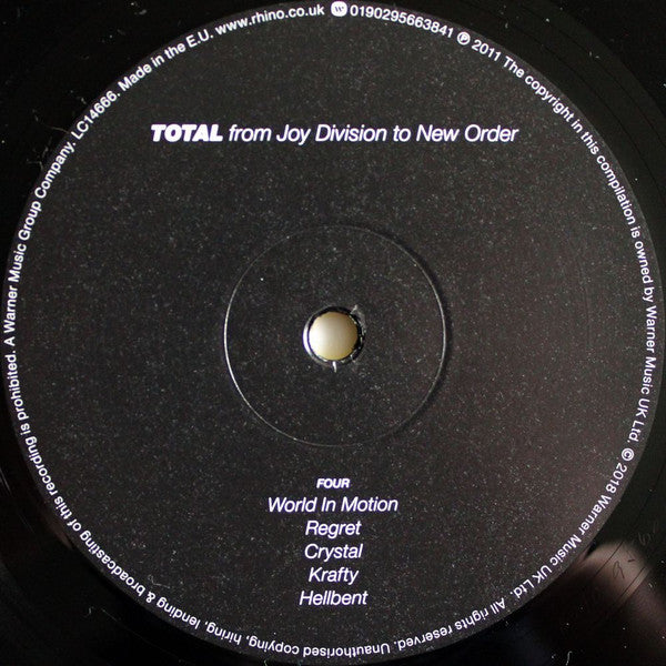 New Order / Joy Division – Total From Joy Division To New Order