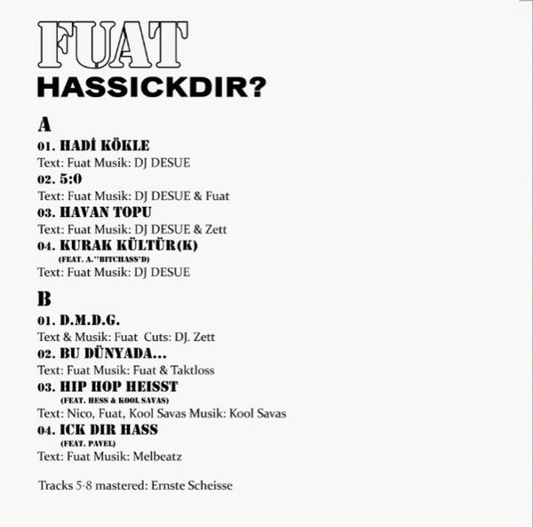Fuat - Hassickdir? (İmzalı)