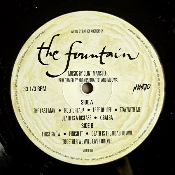 Clint Mansell Performed By Kronos Quartet & Mogwai – The Fountain (Original Motion Picture Soundtrack)