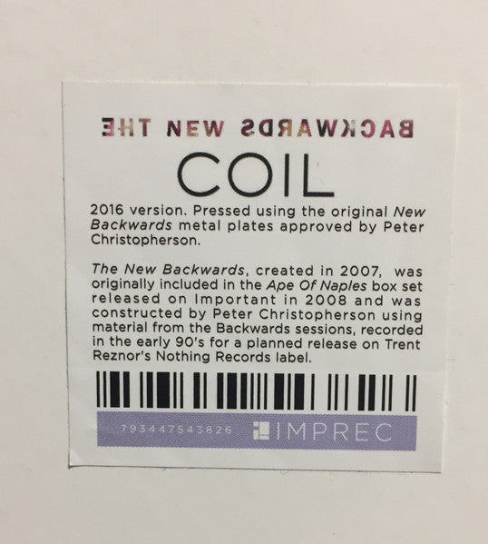 Coil – The New Backwards