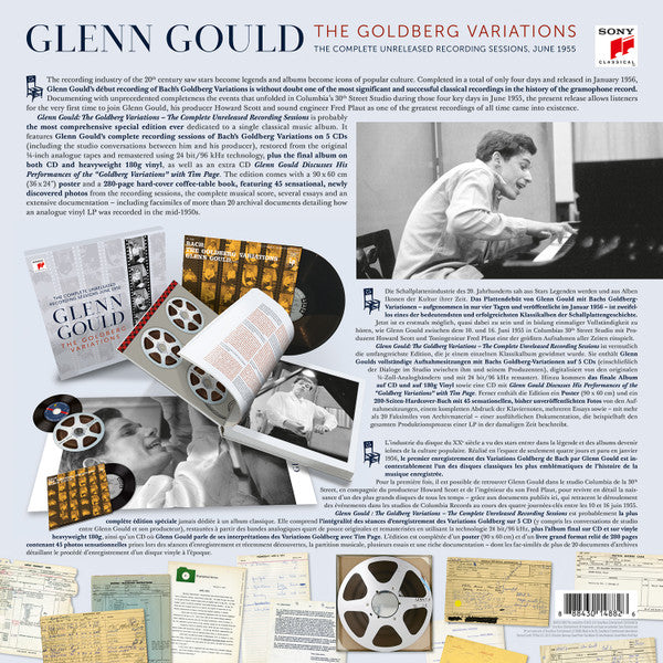 Glenn Gould – The Goldberg Variations - The Complete Unreleased Recording Sessions June 1955 (Box Set)