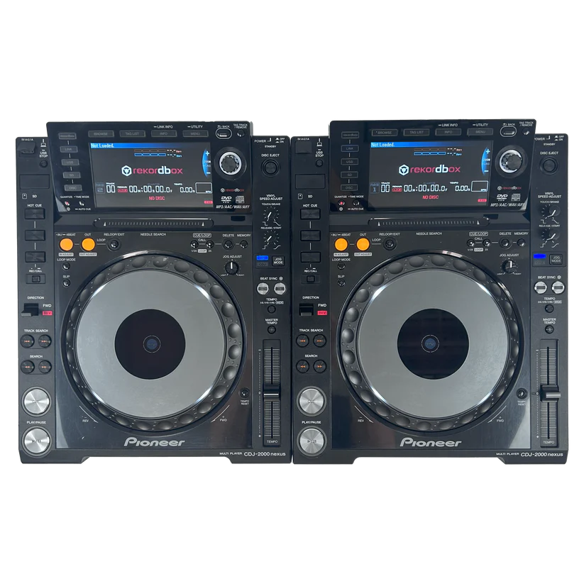 Pioneer CDJ 2000 Nexus (Pair) w/ Decksaver