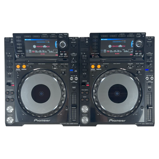 Pioneer CDJ 2000 Nexus (Pair) w/ Decksaver