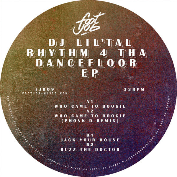 DJ Lil' Tal – Rhythm 4 Tha Dancefloor EP
