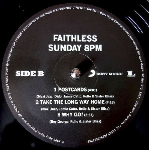 Faithless – Sunday 8PM
