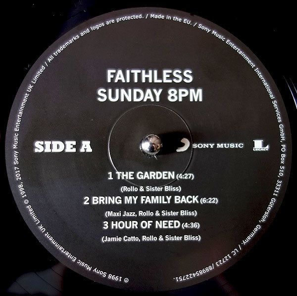 Faithless – Sunday 8PM