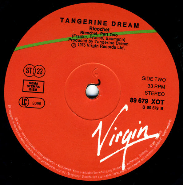 Tangerine Dream – Ricochet