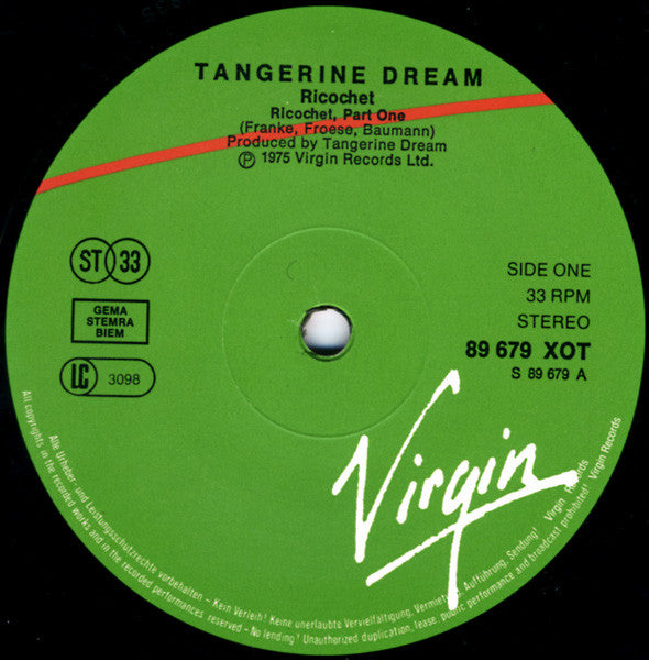 Tangerine Dream – Ricochet