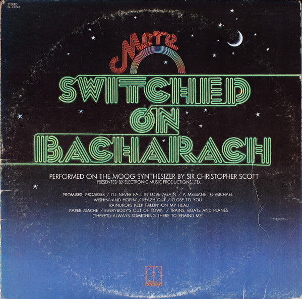 Sir Christopher Scott – More Switched On Bacharach