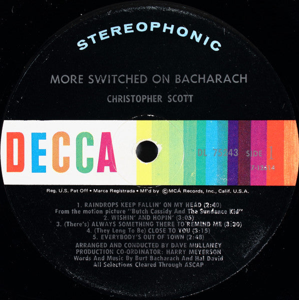 Sir Christopher Scott – More Switched On Bacharach