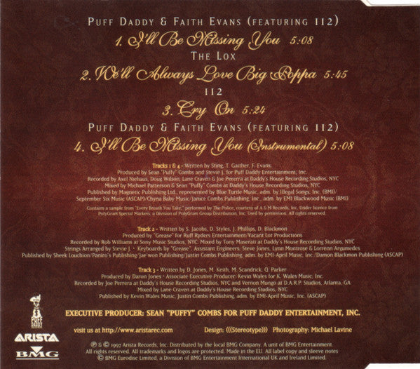 Puff Daddy & Faith Evans / 112 / The Lox – Tribute To The Notorious B.I.G.