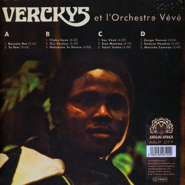 Verckys Et L'Orchestre Vévé* – Congolese Funk, Afrobeat & Psychedelic Rumba 1969-1978