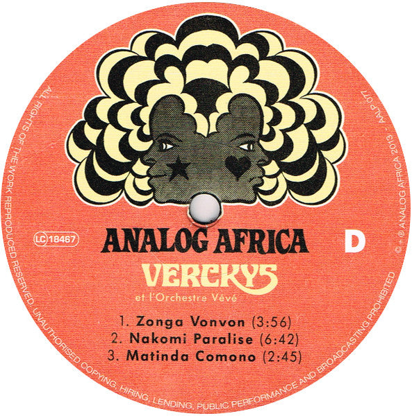 Verckys Et L'Orchestre Vévé* – Congolese Funk, Afrobeat & Psychedelic Rumba 1969-1978