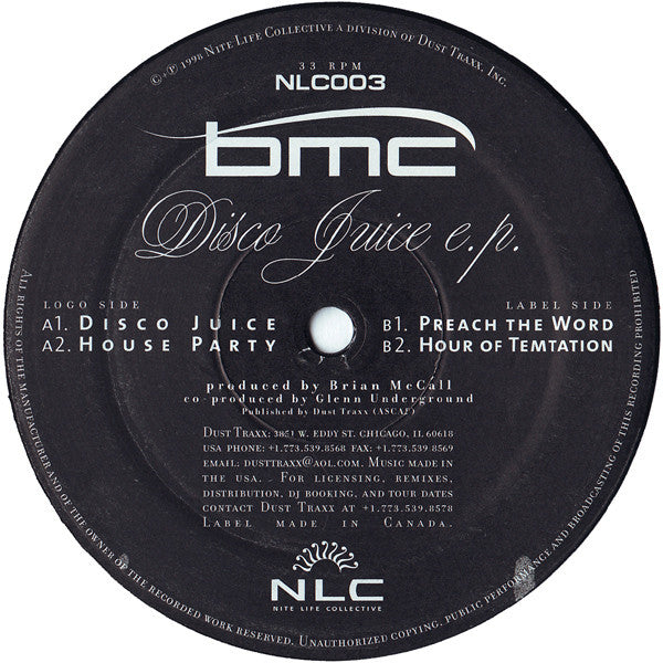 BMC – Disco Juice E.P.