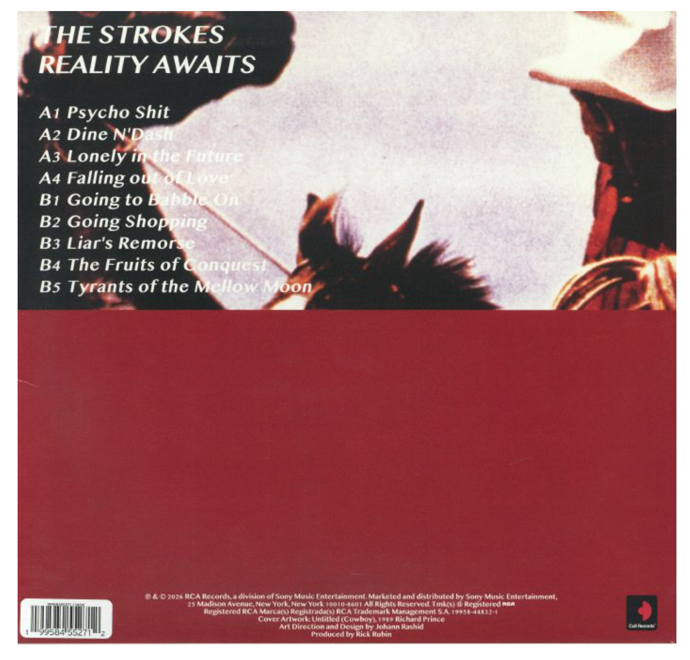 The Strokes - Reality Awaits (Trifold Black Ice Glitter LP, Indie Exclussive)