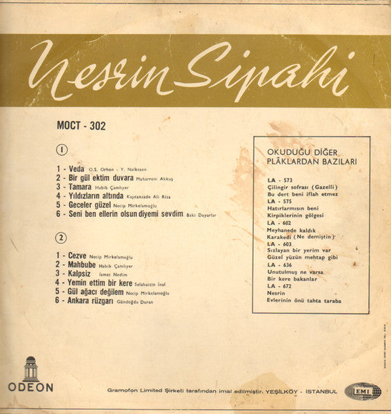 Nesrin Sipahi – Nesrin Sipahi